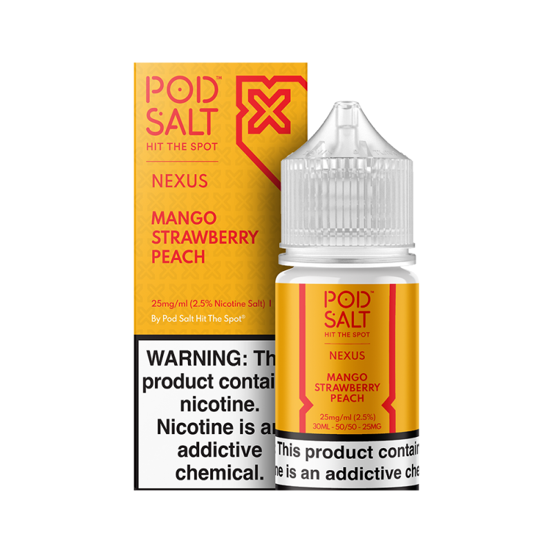 Pod Salt Mango Strawberry Peach Salt Likit